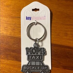 Element Silver and Black Moms Taxi Keychain